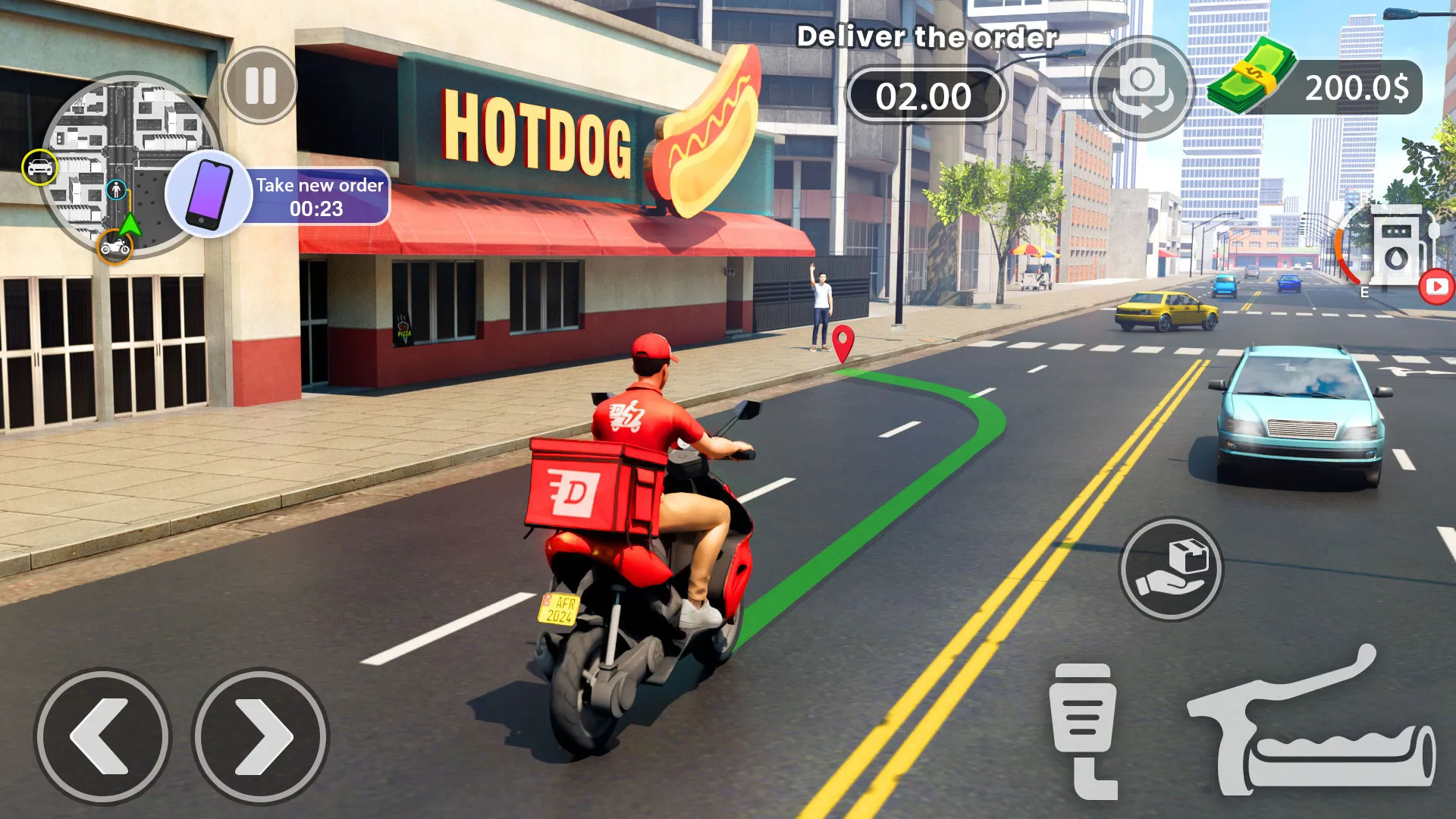 Urban Food Delivery Game | Indus Appstore | Screenshot