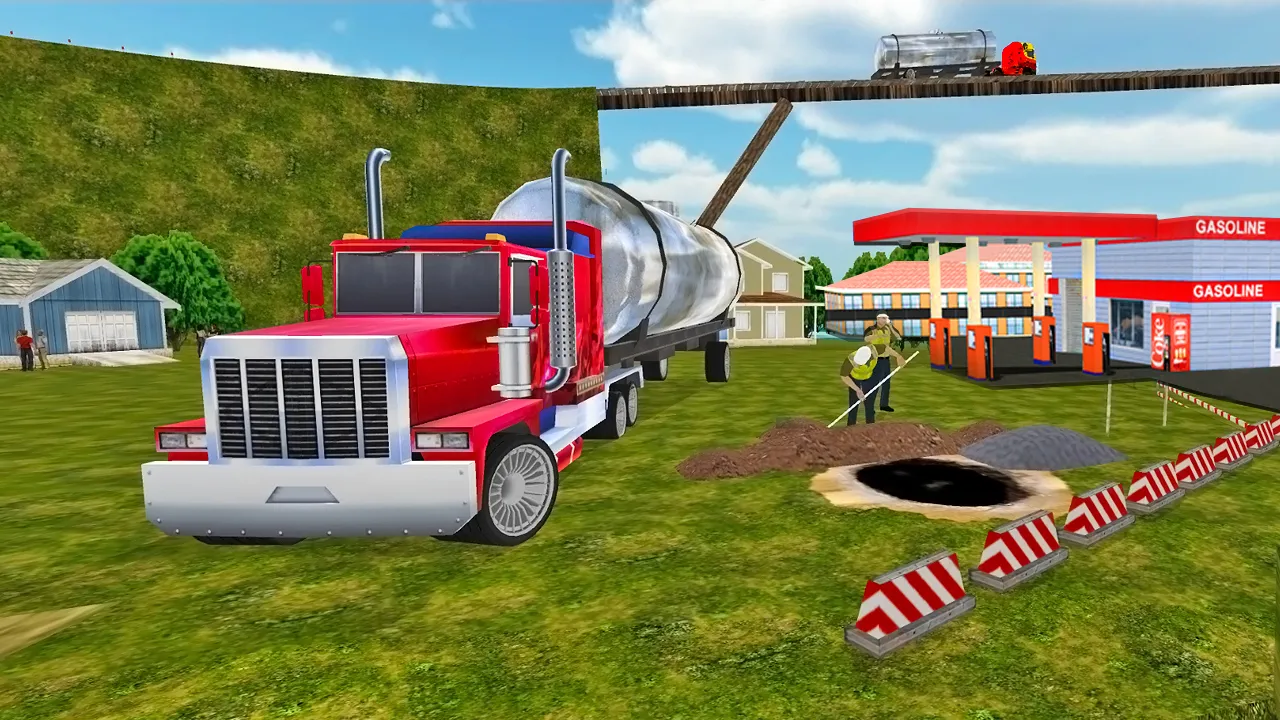 Offroad Oil Tanker Truck Game | Indus Appstore | Screenshot