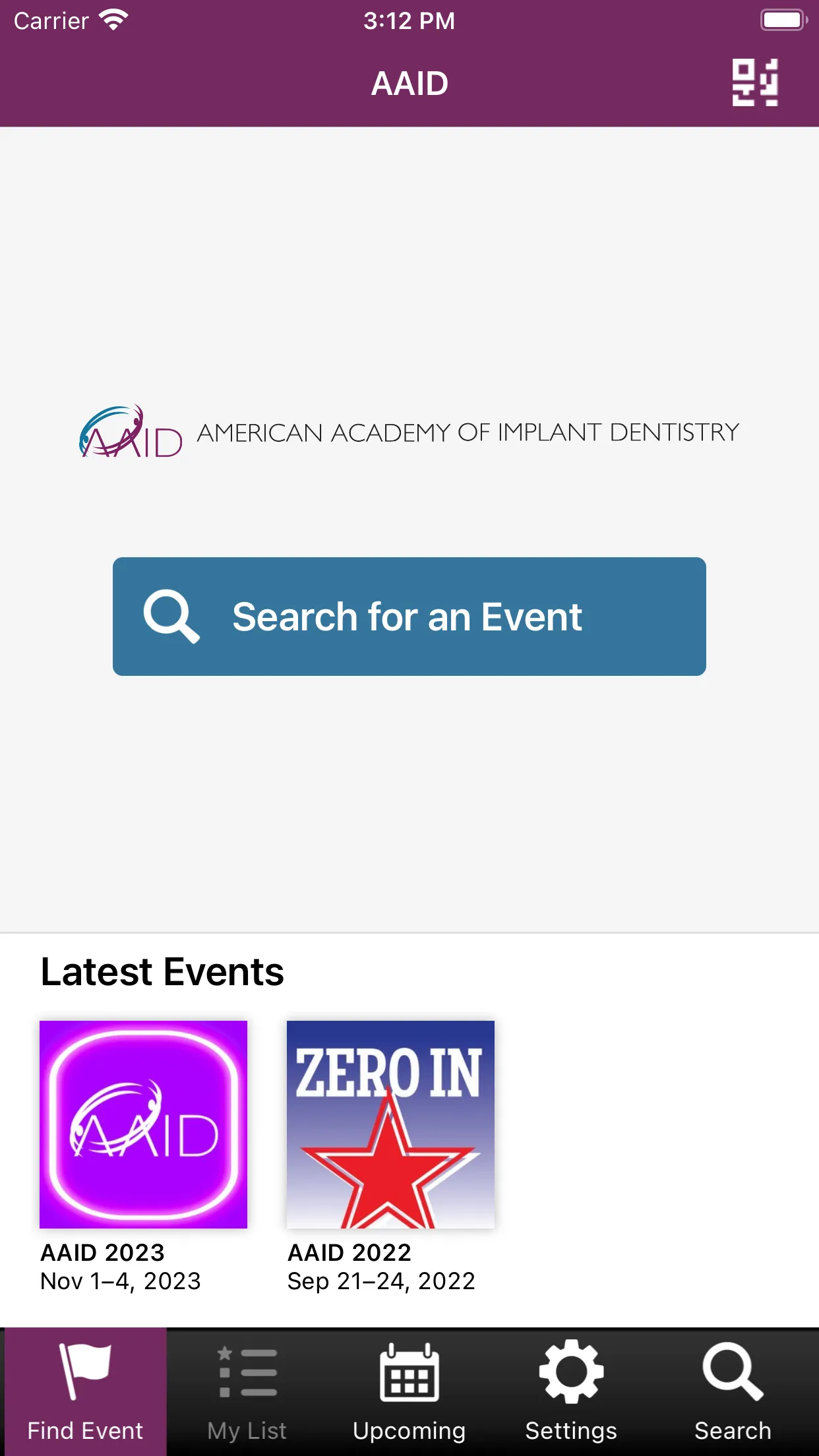 AAID Events | Indus Appstore | Screenshot