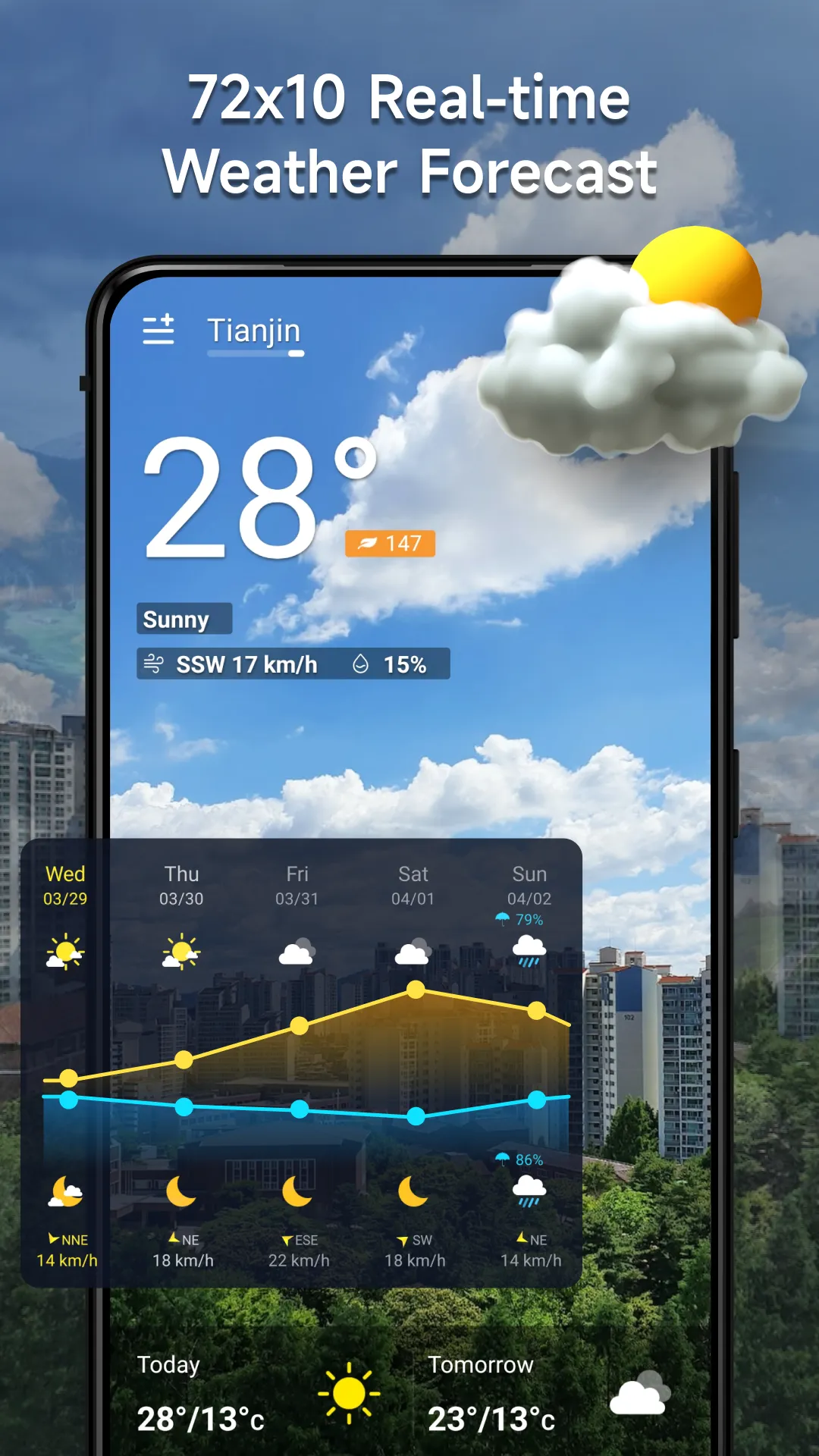 Weather: Live radar & widgets | Indus Appstore | Screenshot