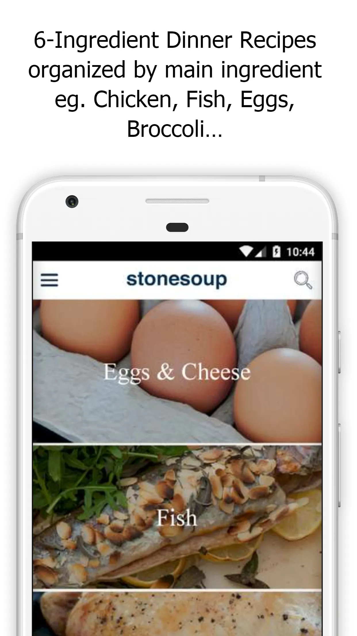 Stonesoup 6-Ingredient Dinners | Indus Appstore | Screenshot