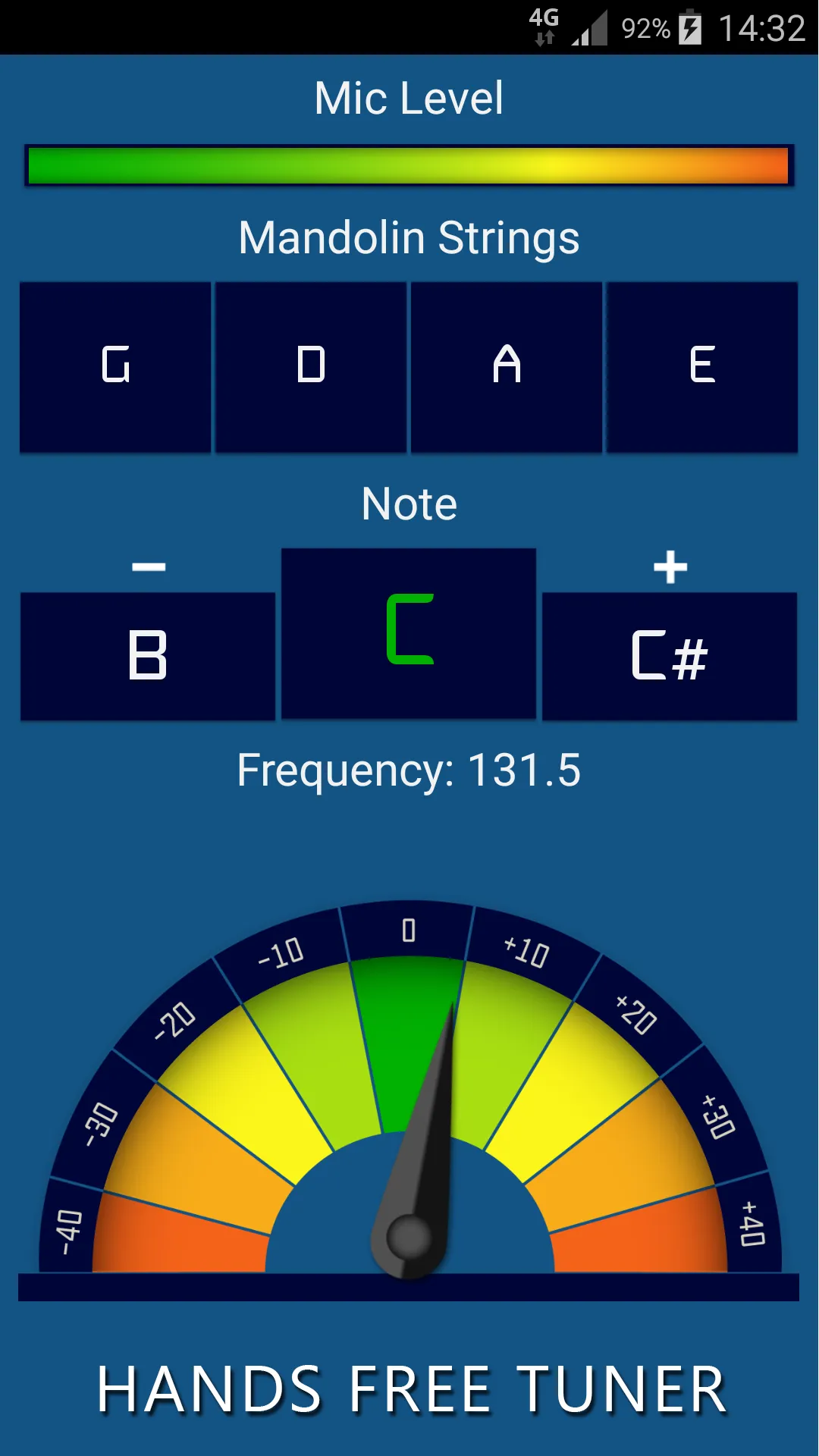 Mandolin Tuner: Fast & Precise | Indus Appstore | Screenshot