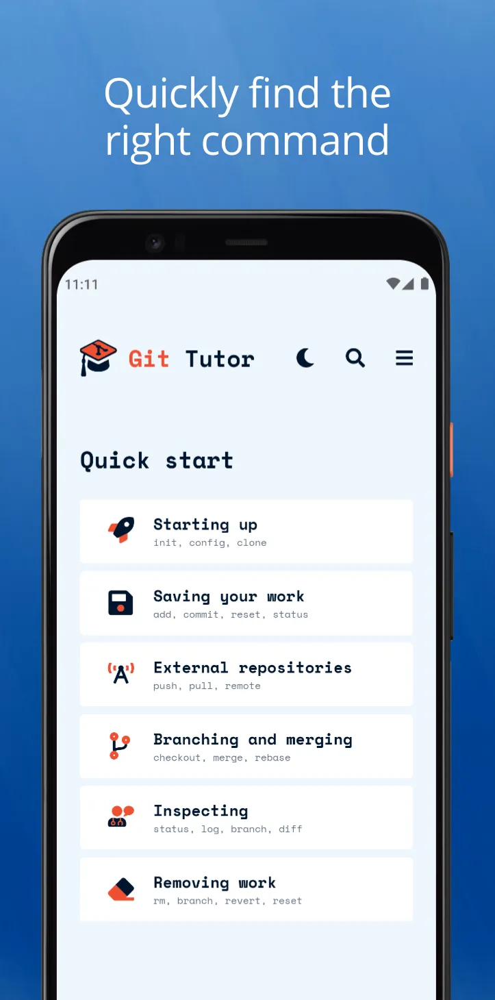 Git Tutor - Quick Reference | Indus Appstore | Screenshot