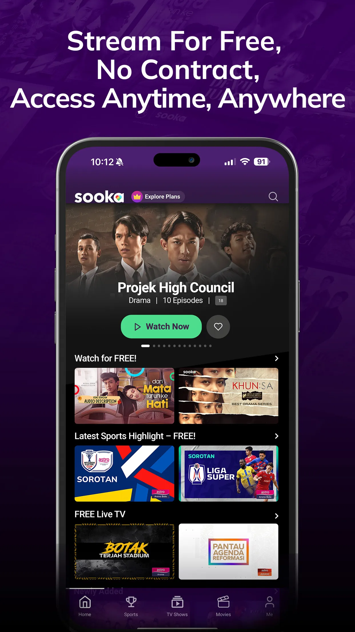 sooka: Sports, Dramas, Movies | Indus Appstore | Screenshot