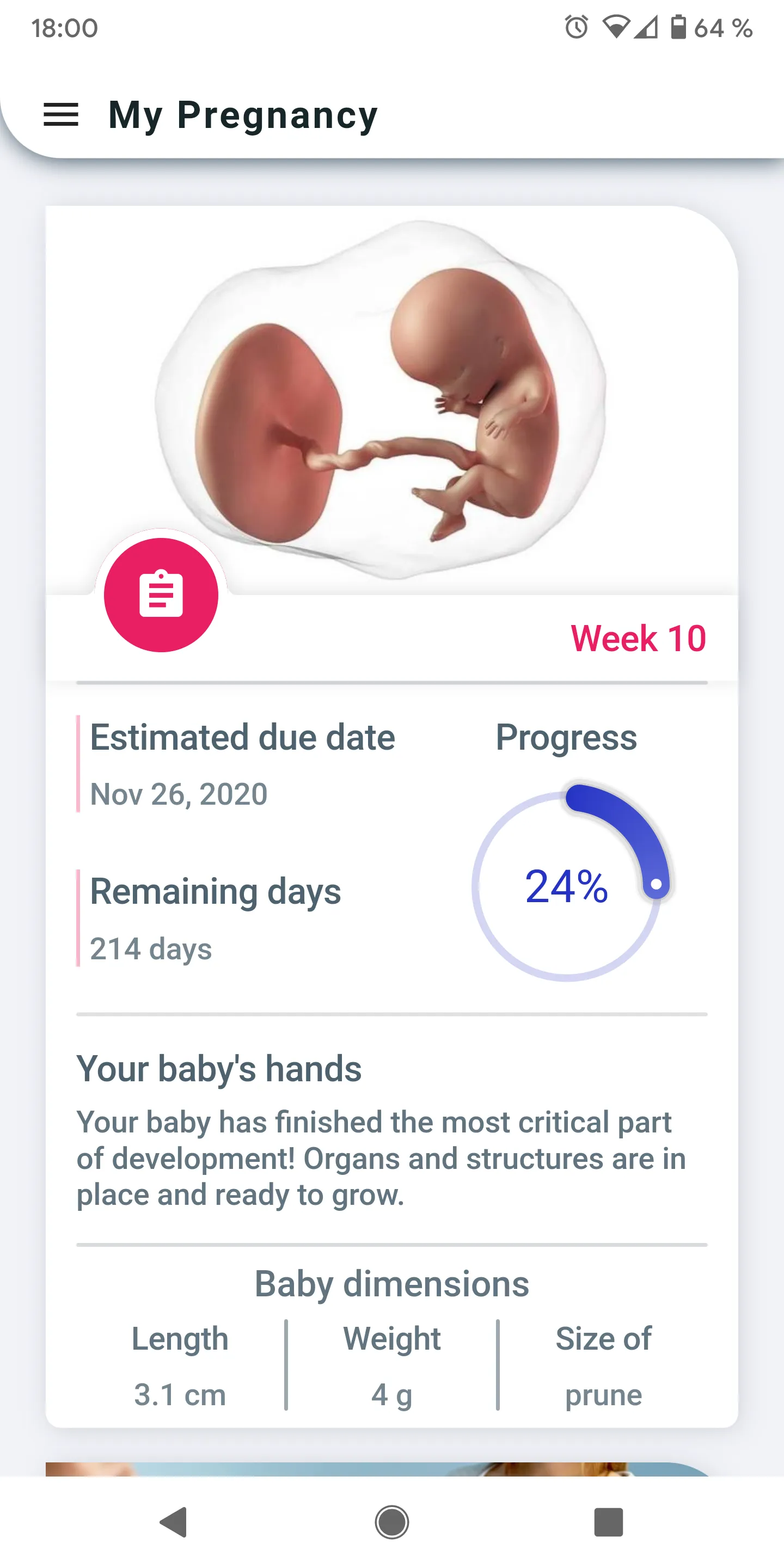 My Pregnancy - Week by Week | Indus Appstore | Screenshot