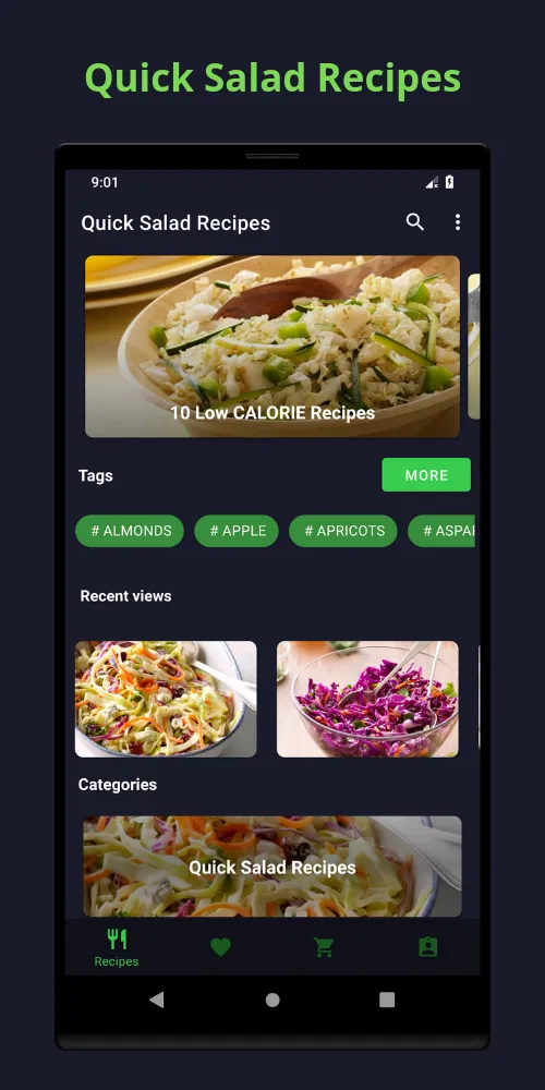 Healthy Salad Recipes Offline | Indus Appstore | Screenshot