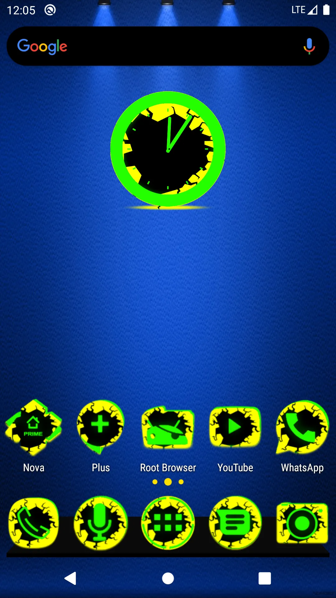 Cracked Yellow Green Icon Pack | Indus Appstore | Screenshot