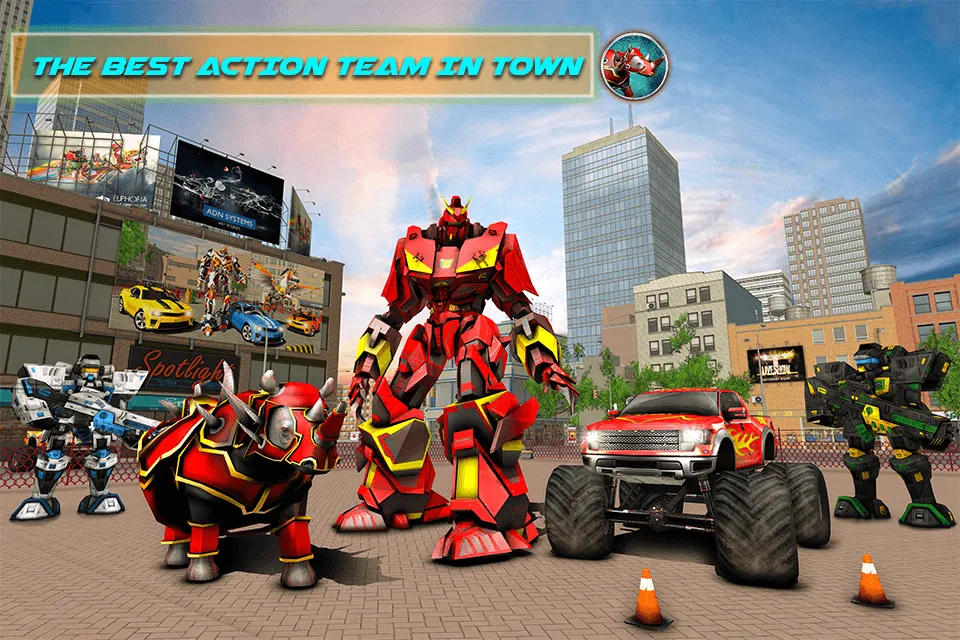 Rhino Robot Car Transform Game | Indus Appstore | Screenshot