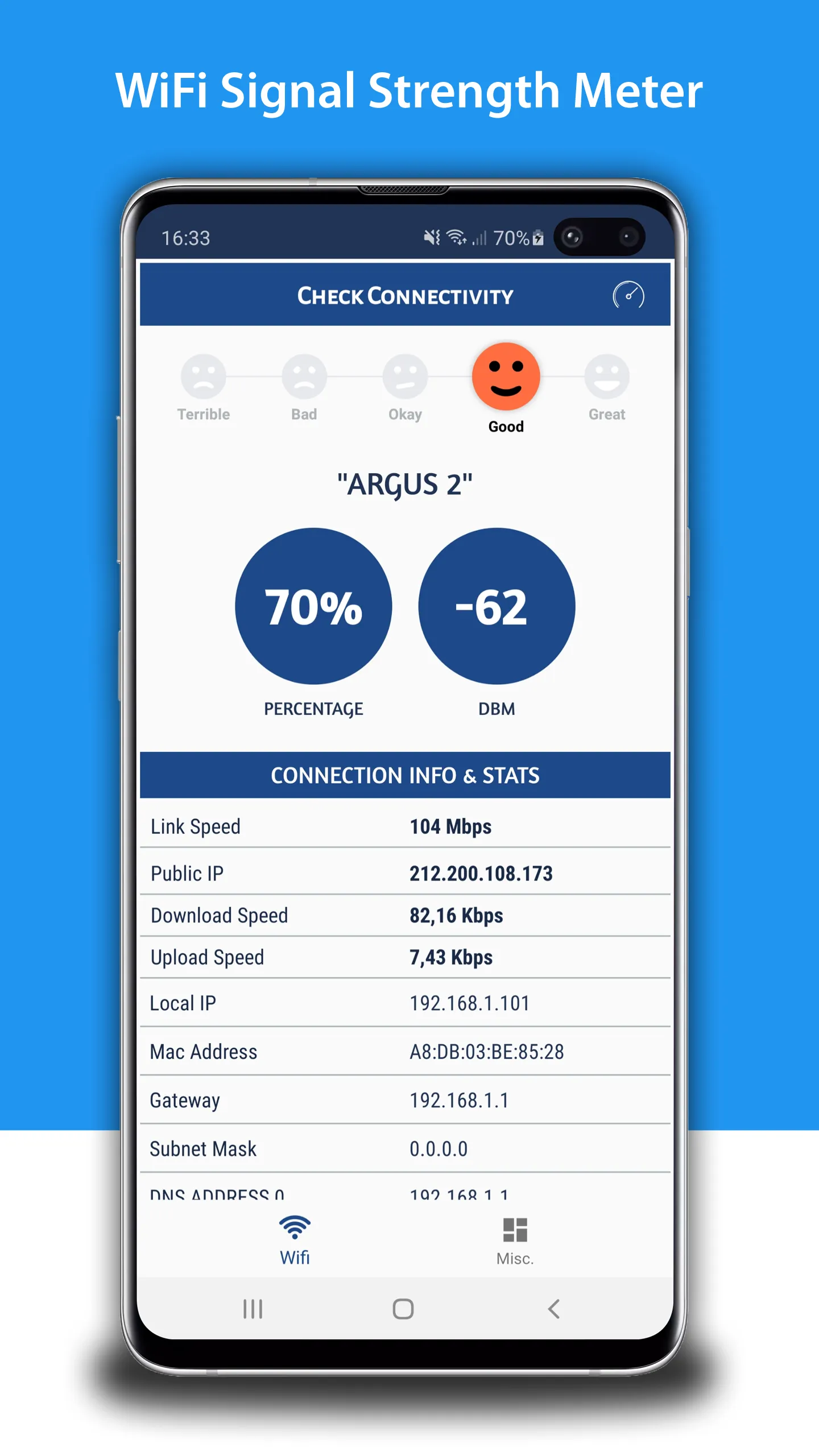 WiFi analyzer - Signal meter | Indus Appstore | Screenshot