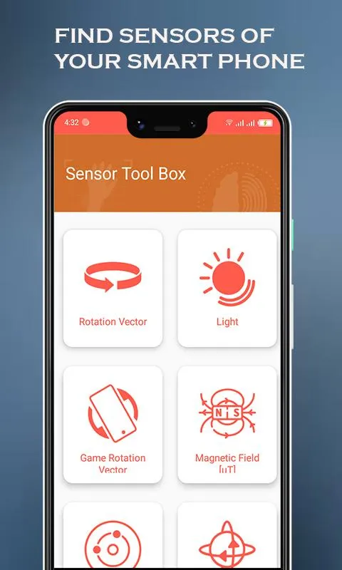 Sensor Tool Box Device info | Indus Appstore | Screenshot