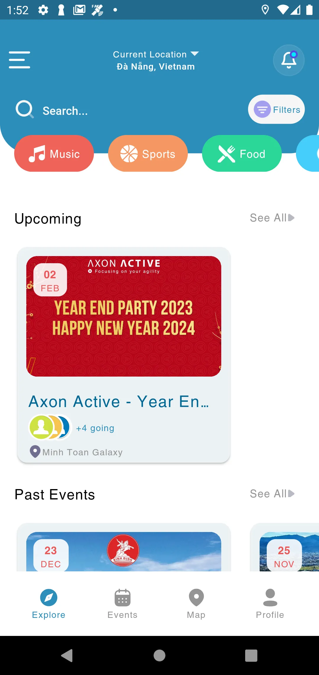 Eventomorrow | Indus Appstore | Screenshot