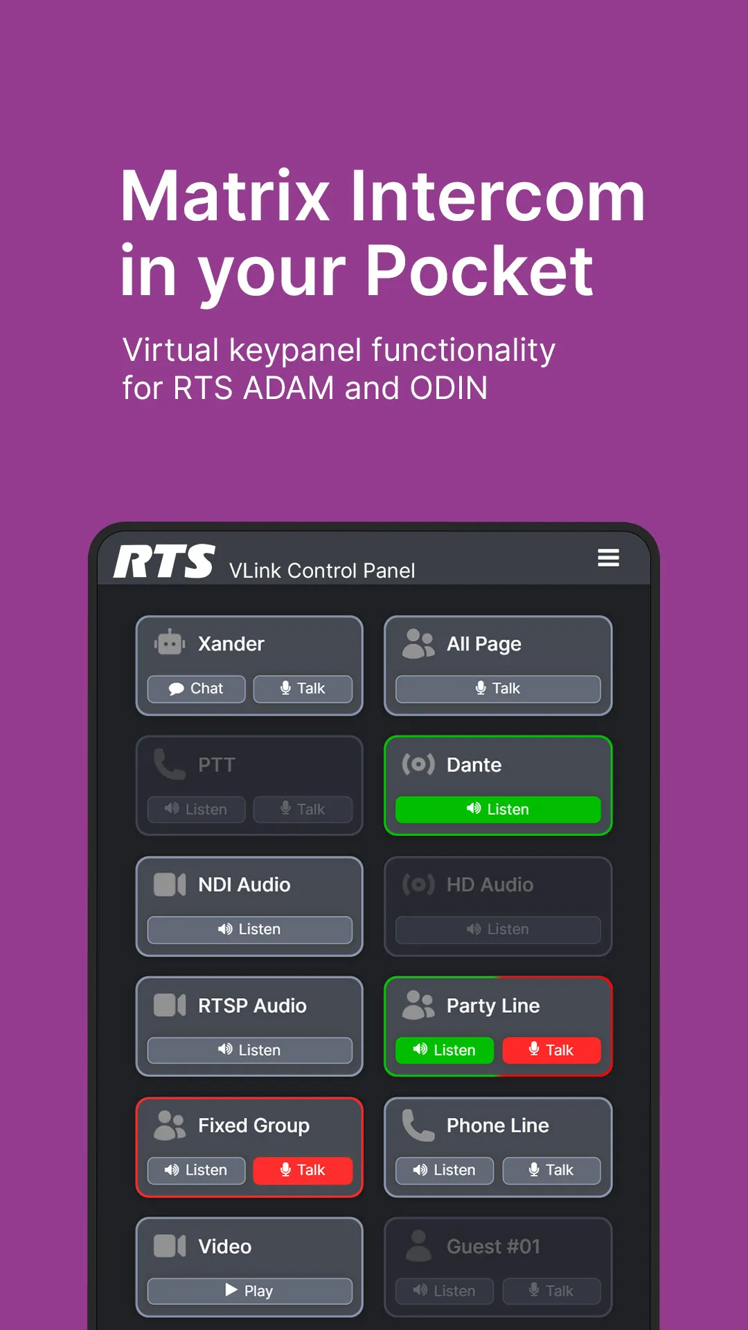 VLink WebRTC Control Panel | Indus Appstore | Screenshot