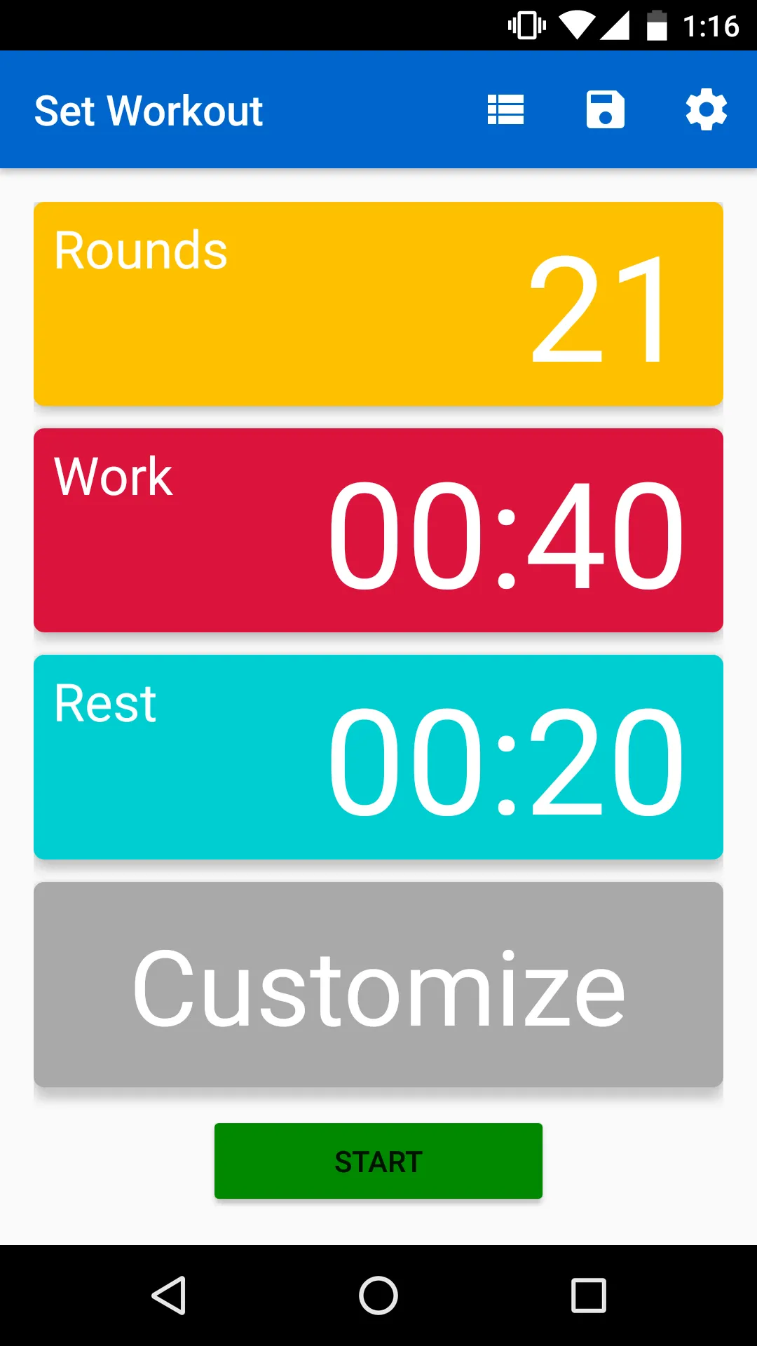 Interval Timer - HIIT | Indus Appstore | Screenshot