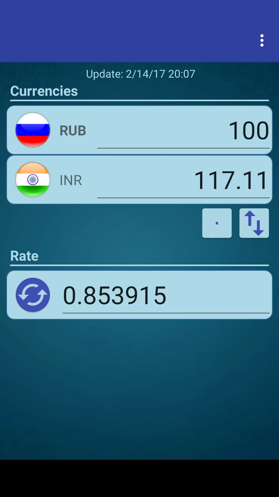 Russian Ruble x Indian Rupee | Indus Appstore | Screenshot