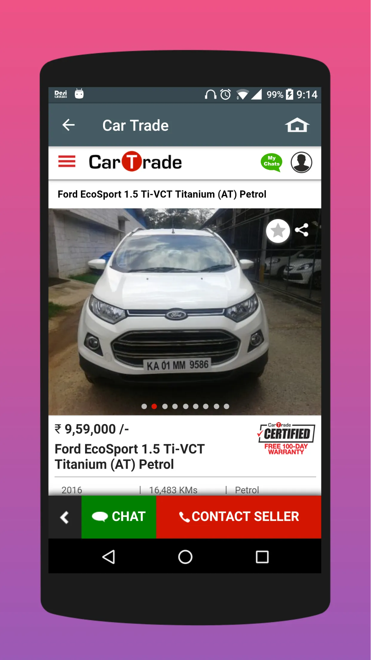 Used Car in Bangalore | Indus Appstore | Screenshot