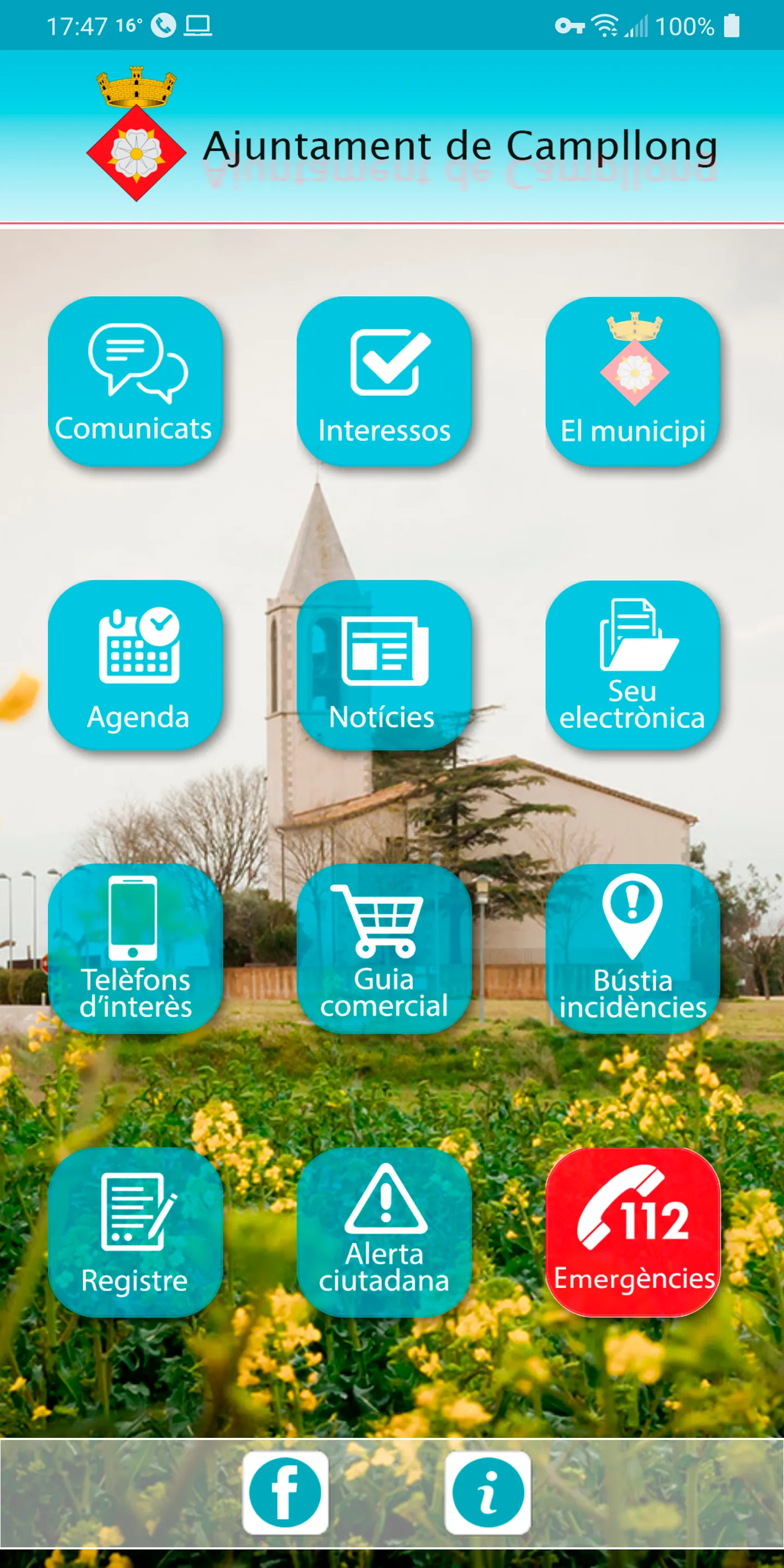 Ajuntament de Campllong | Indus Appstore | Screenshot