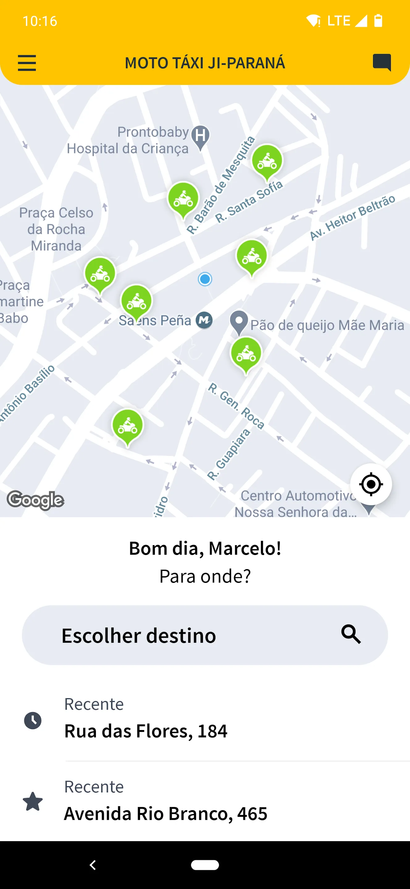 Moto Táxi Ji-Paraná | Indus Appstore | Screenshot