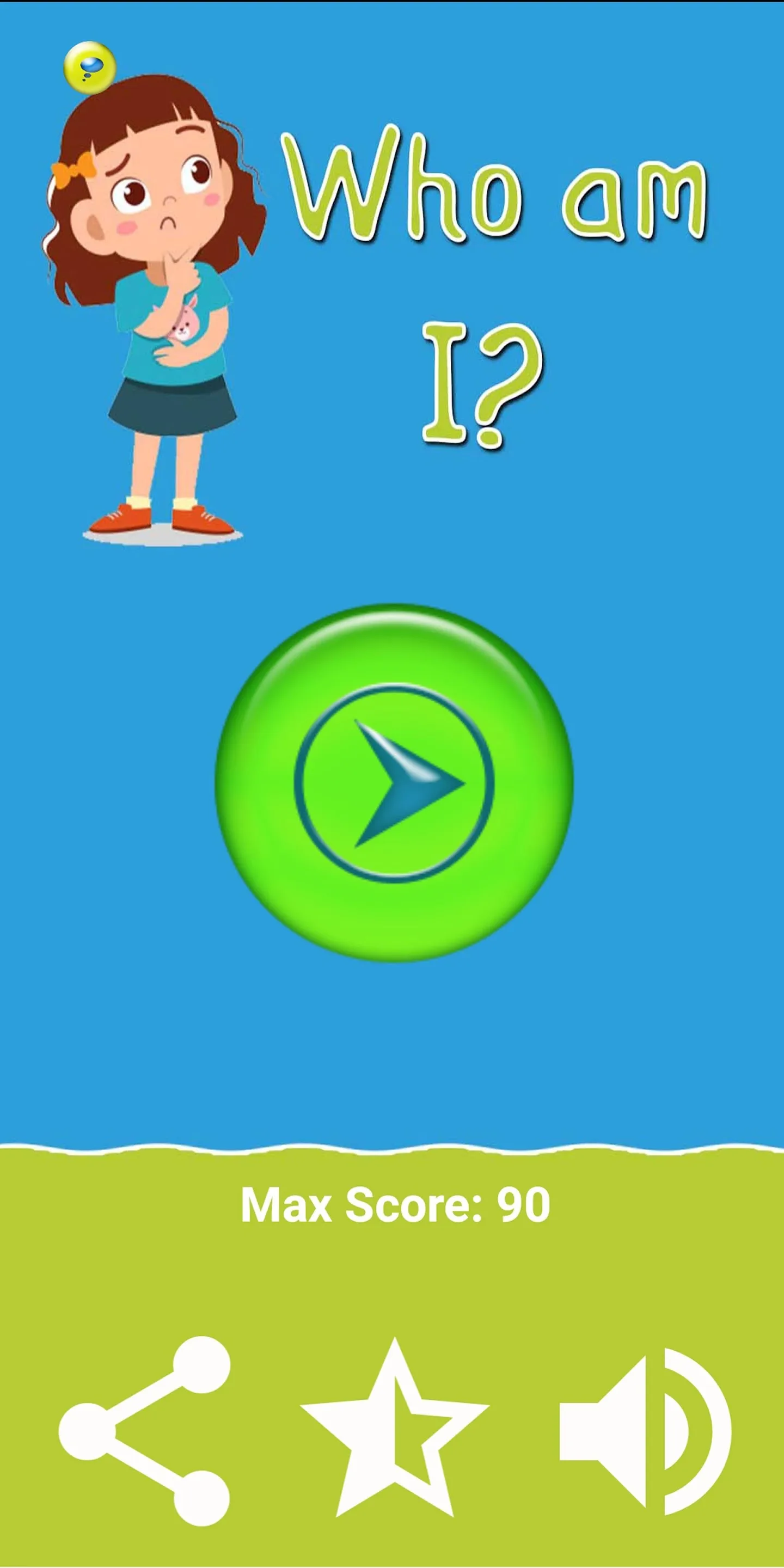 Who am I (for kids) | Indus Appstore | Screenshot