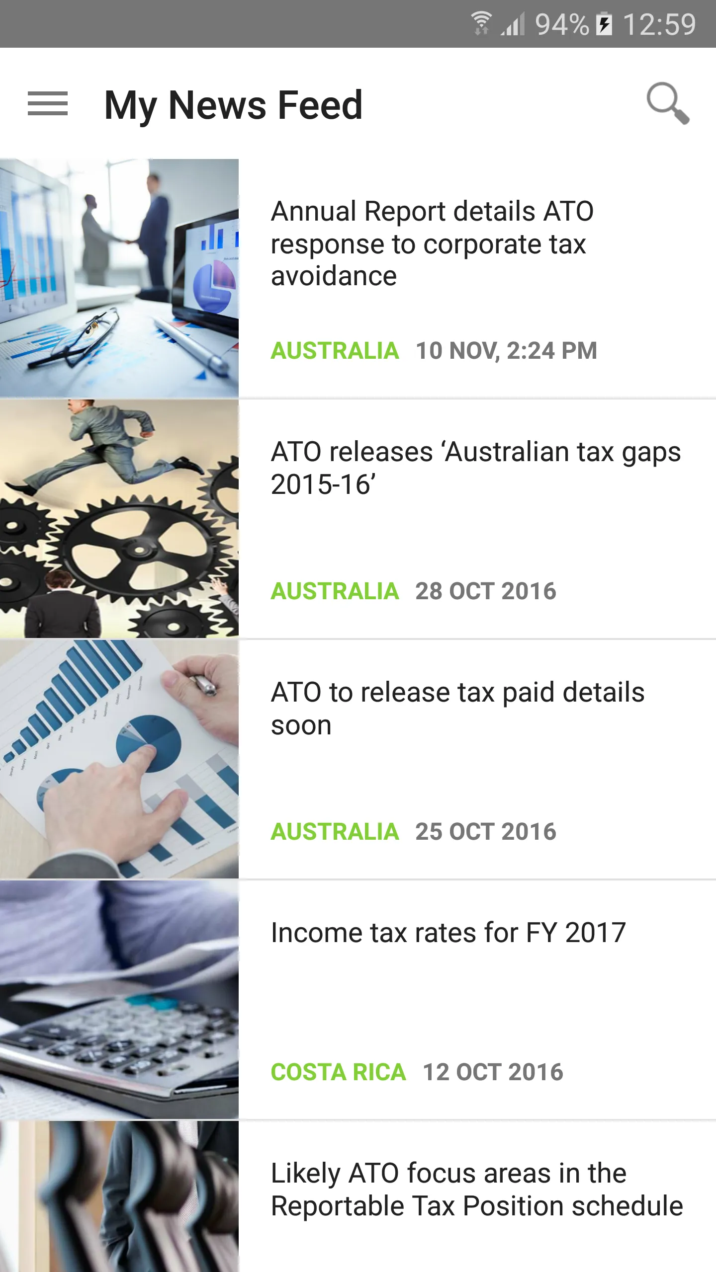 Deloitte tax@hand | Indus Appstore | Screenshot