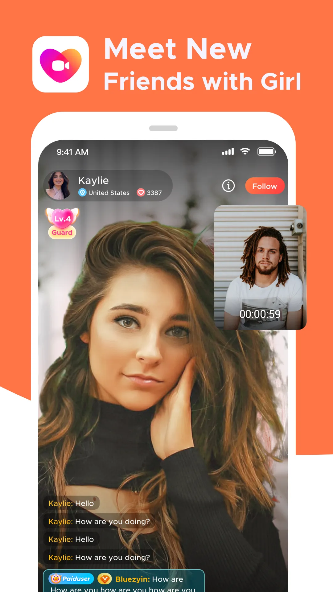 Live Chat Video Call-Whatslive | Indus Appstore | Screenshot