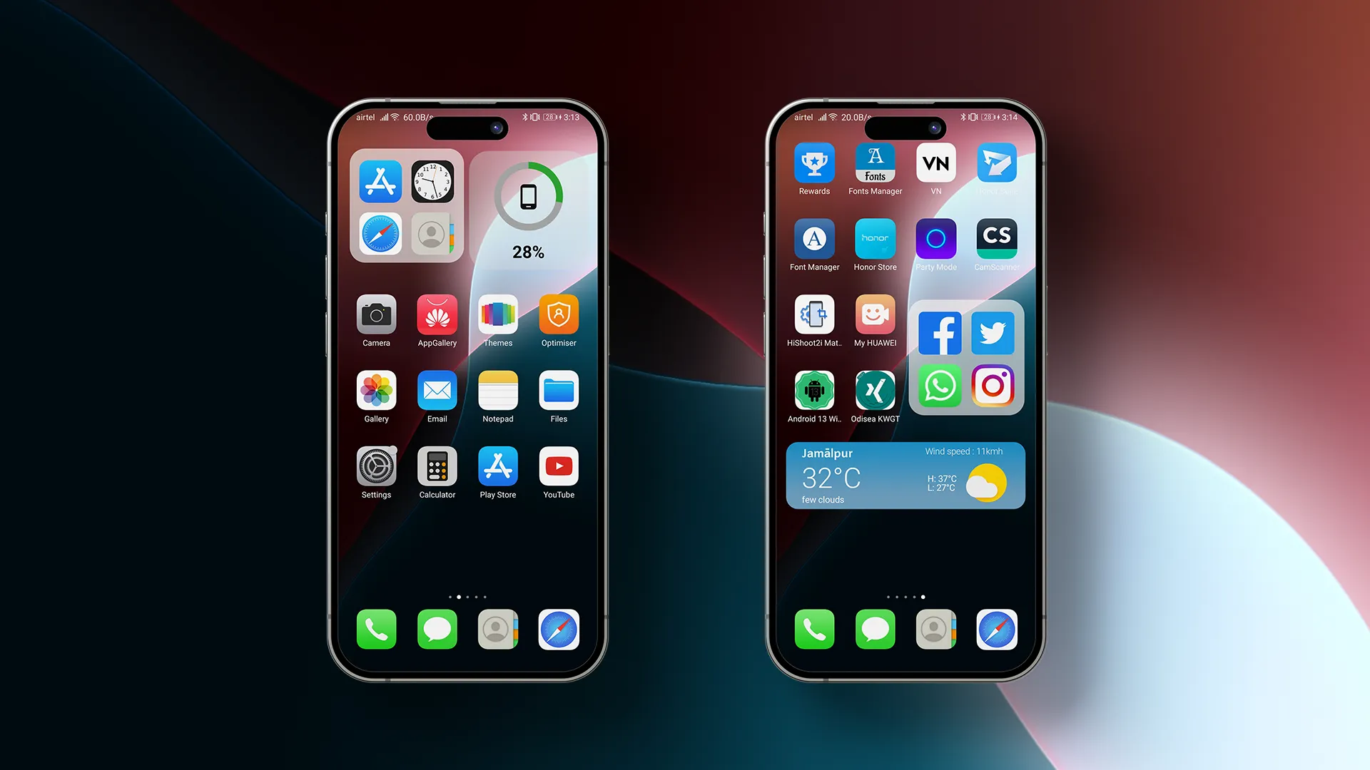 iOS 18 DARK | MAGIC UI THEME | Indus Appstore | Screenshot