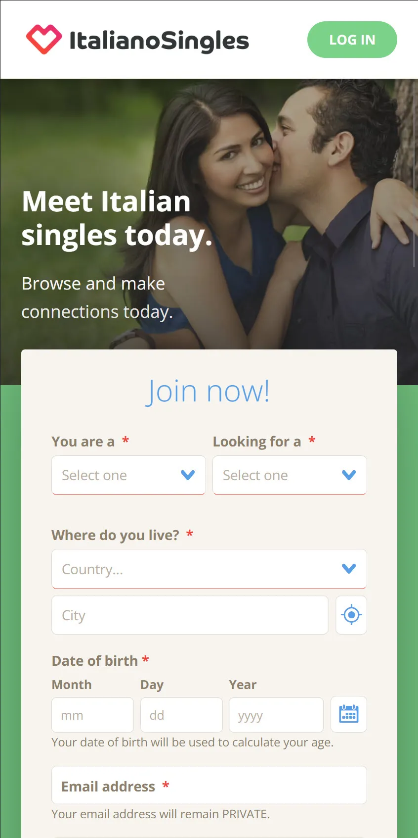 ItalianoSingles Italian Dating | Indus Appstore | Screenshot