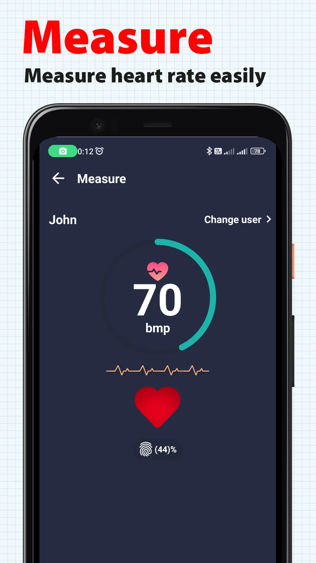 Heart Rate Monitor | Indus Appstore | Screenshot