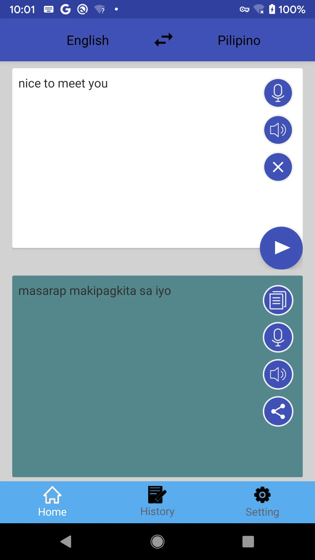 English Pilipino Translator |  | Indus Appstore | Screenshot