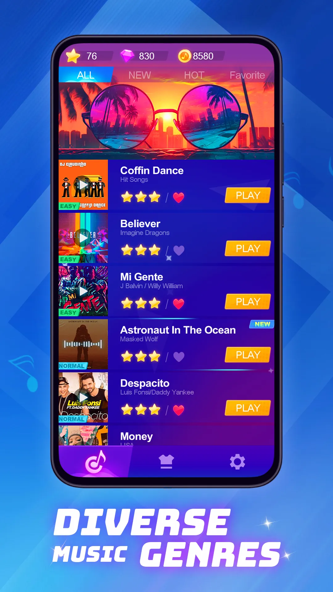 Piano Beat: Rhythm Stars | Indus Appstore | Screenshot