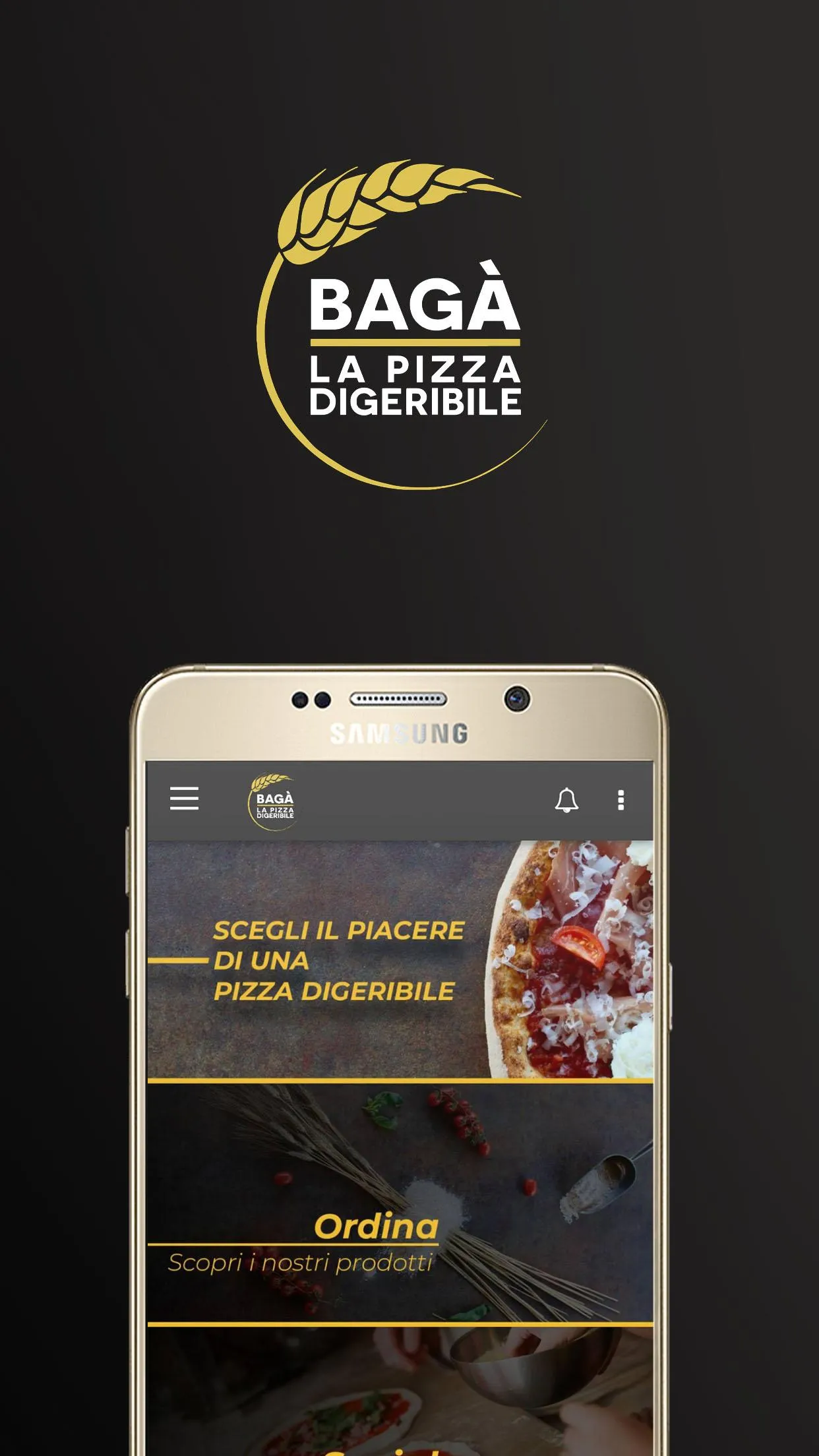 Bagà _ La pizza digeribile | Indus Appstore | Screenshot