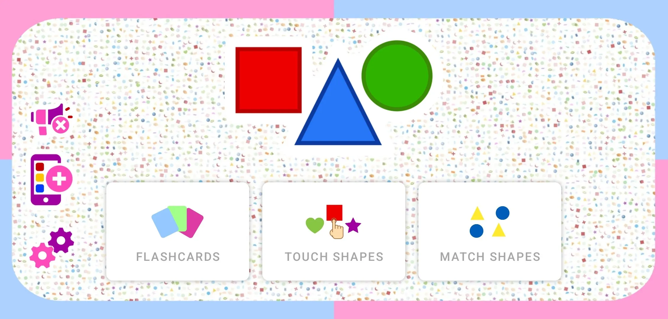 Shapes for Kids Flashcards | Indus Appstore | Screenshot