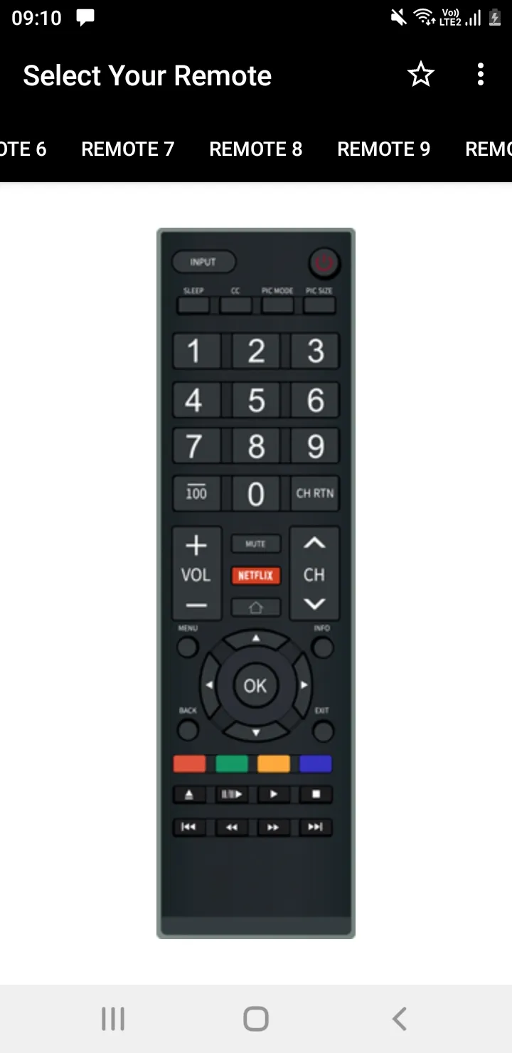 Toshiba TV Remote | Indus Appstore | Screenshot