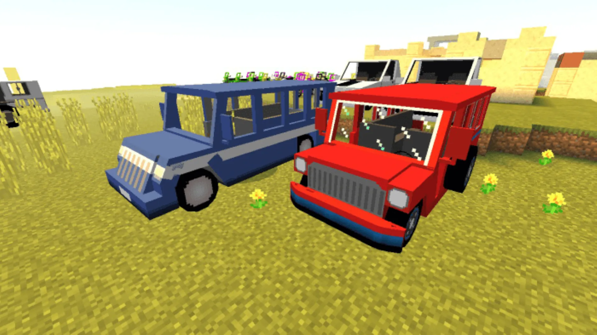 MCPE Simple Vehicles Car Mod | Indus Appstore | Screenshot