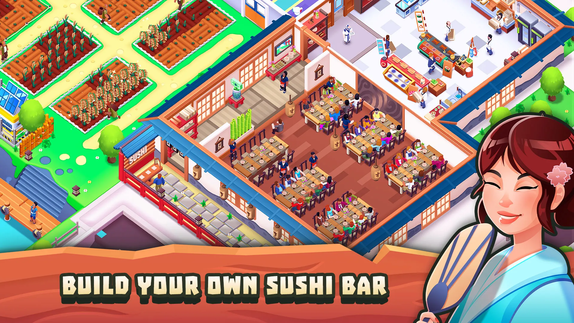 Sushi Empire Tycoon—Idle Game | Indus Appstore | Screenshot