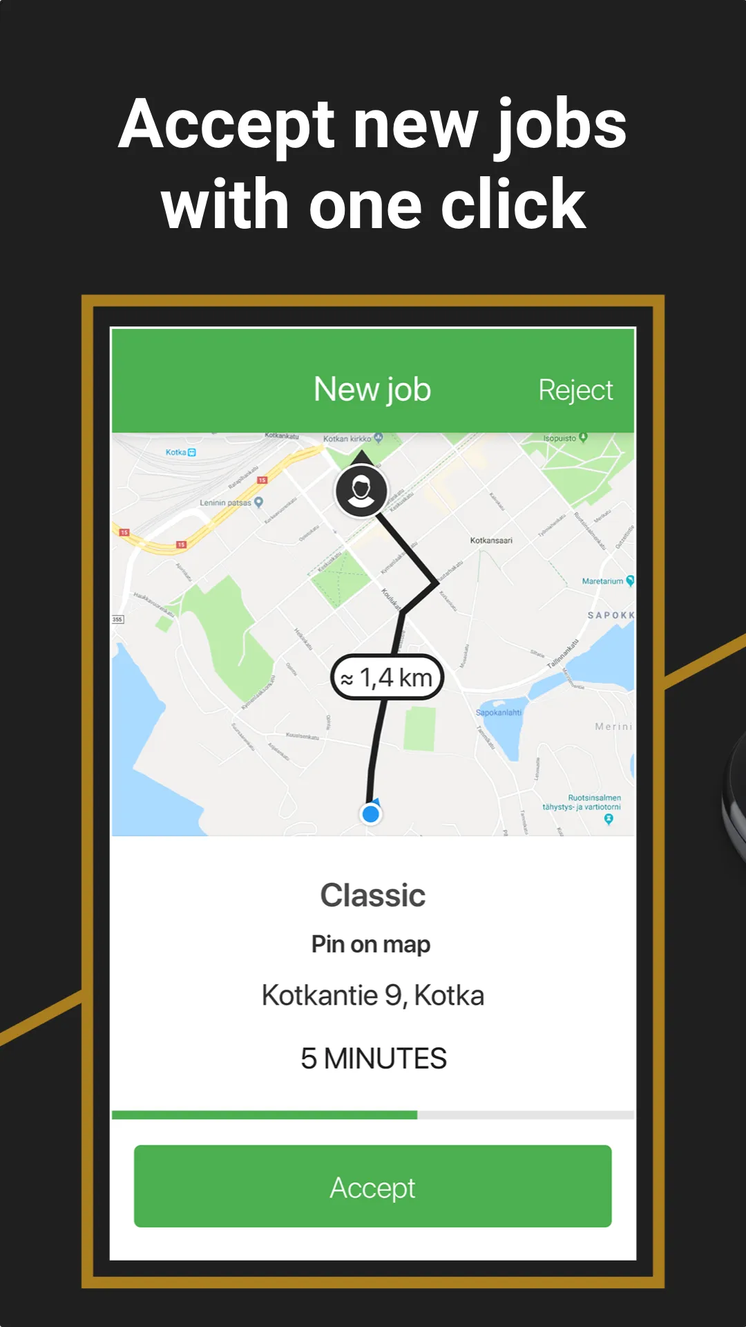 Taksiparoni Driver Tool | Indus Appstore | Screenshot