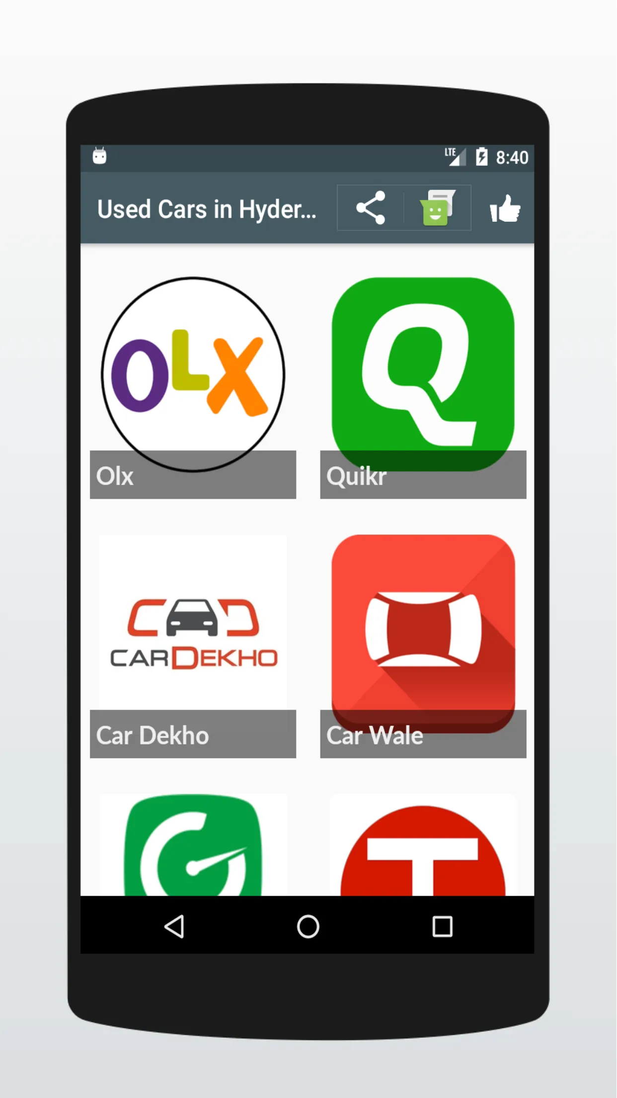 Used Cars in Hyderabad | Indus Appstore | Screenshot