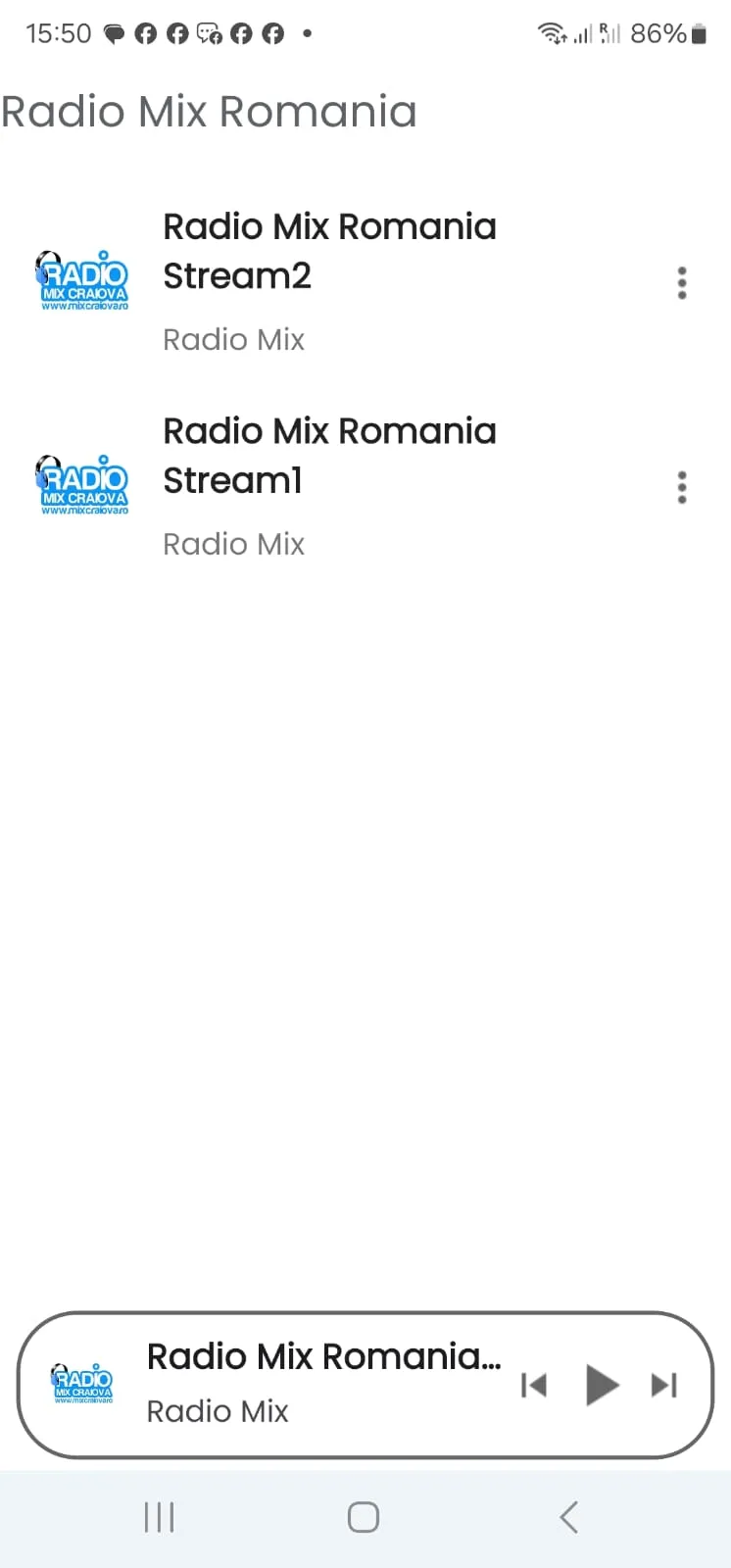 Radio Mix Romania | Indus Appstore | Screenshot