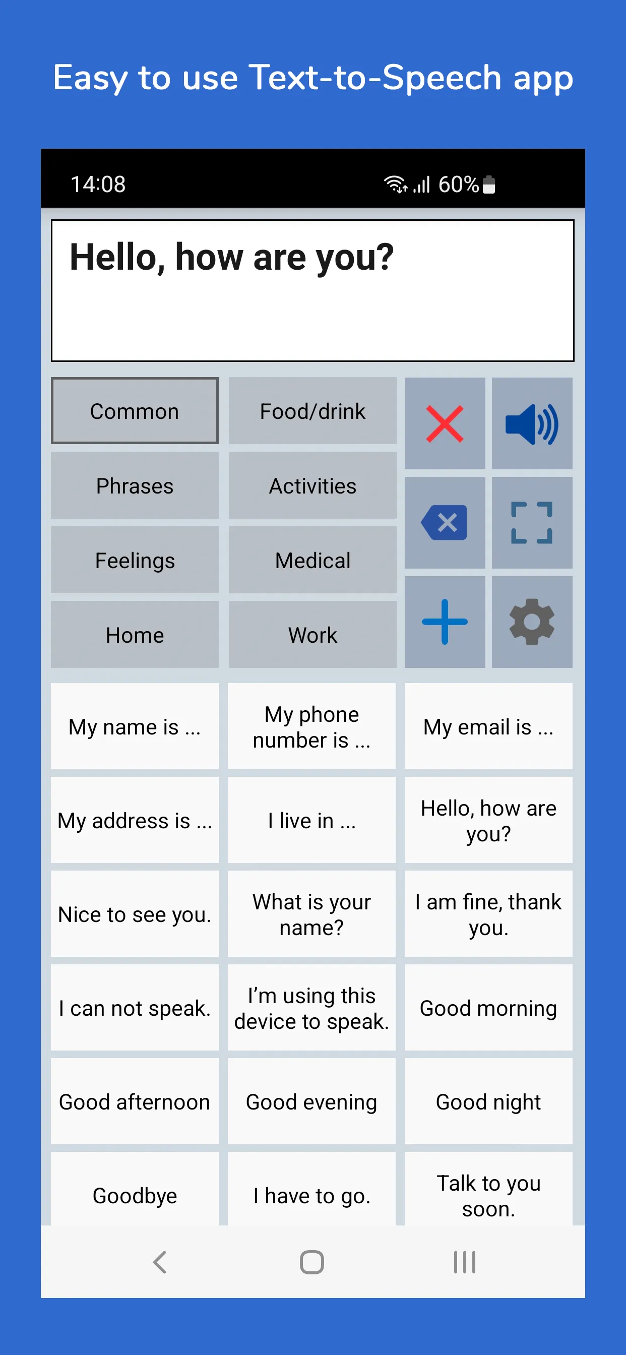 Speech Assistant AAC | Indus Appstore | Screenshot