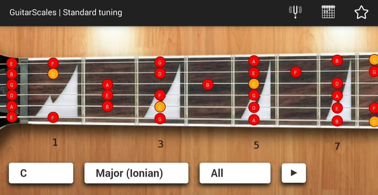 GuitarScales | Indus Appstore | Screenshot