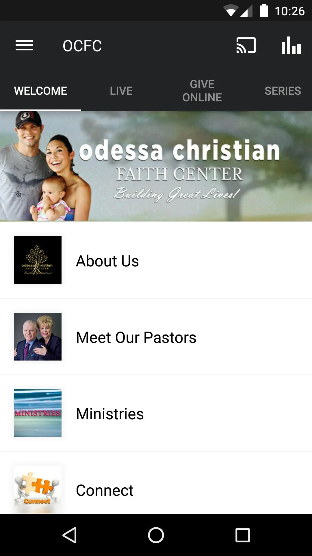 Odessa Christian Faith Center | Indus Appstore | Screenshot