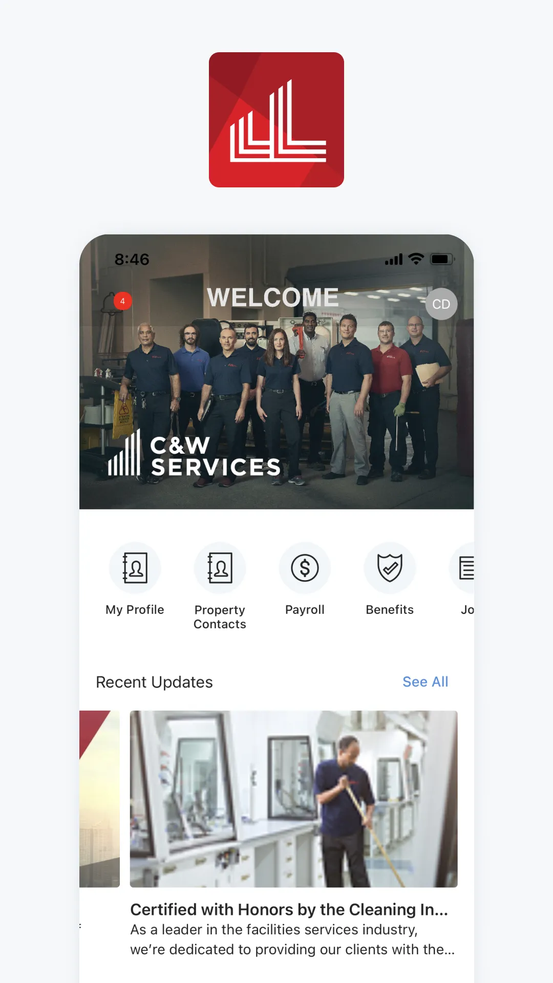 C&W Services | Indus Appstore | Screenshot