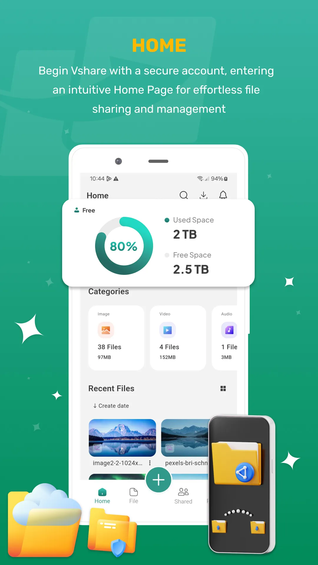 vShare: Fast File Transfer | Indus Appstore | Screenshot