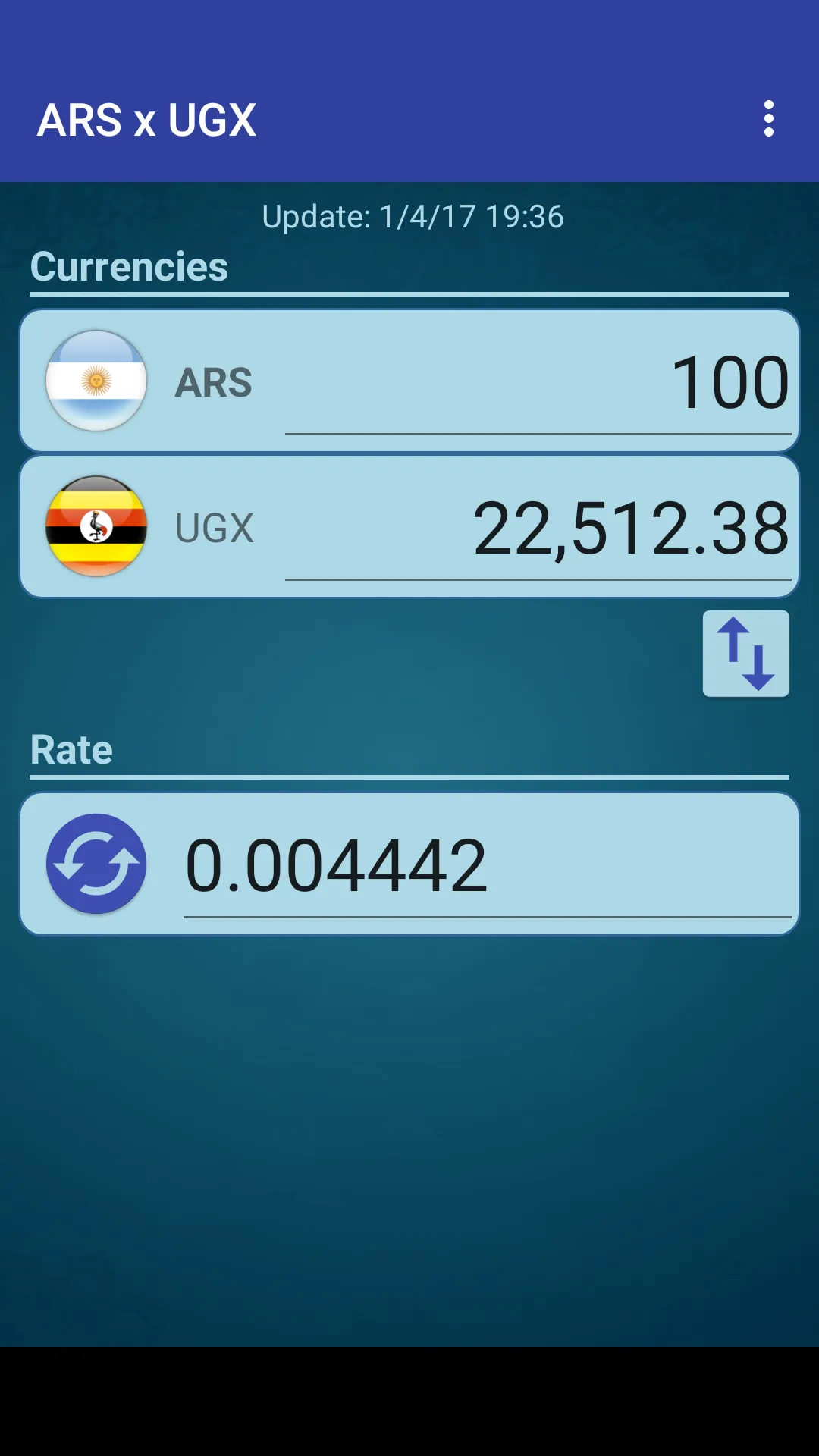 Arg. Peso x Uganda Shilling | Indus Appstore | Screenshot