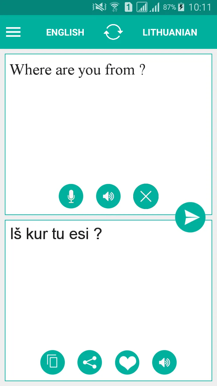 Lithuanian English Translator | Indus Appstore | Screenshot