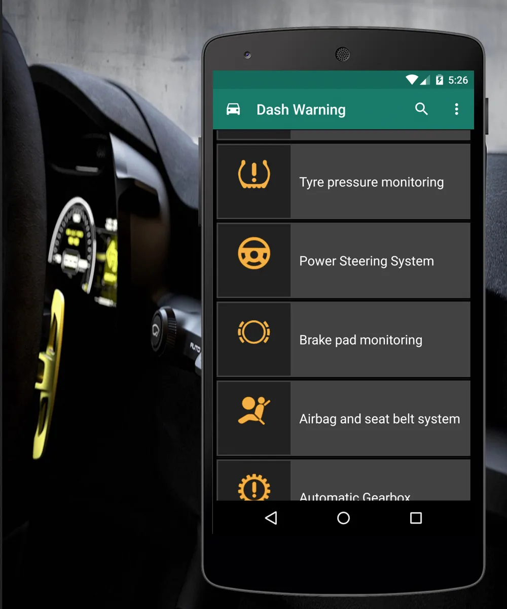 Dashboard Warning Lights | Indus Appstore | Screenshot