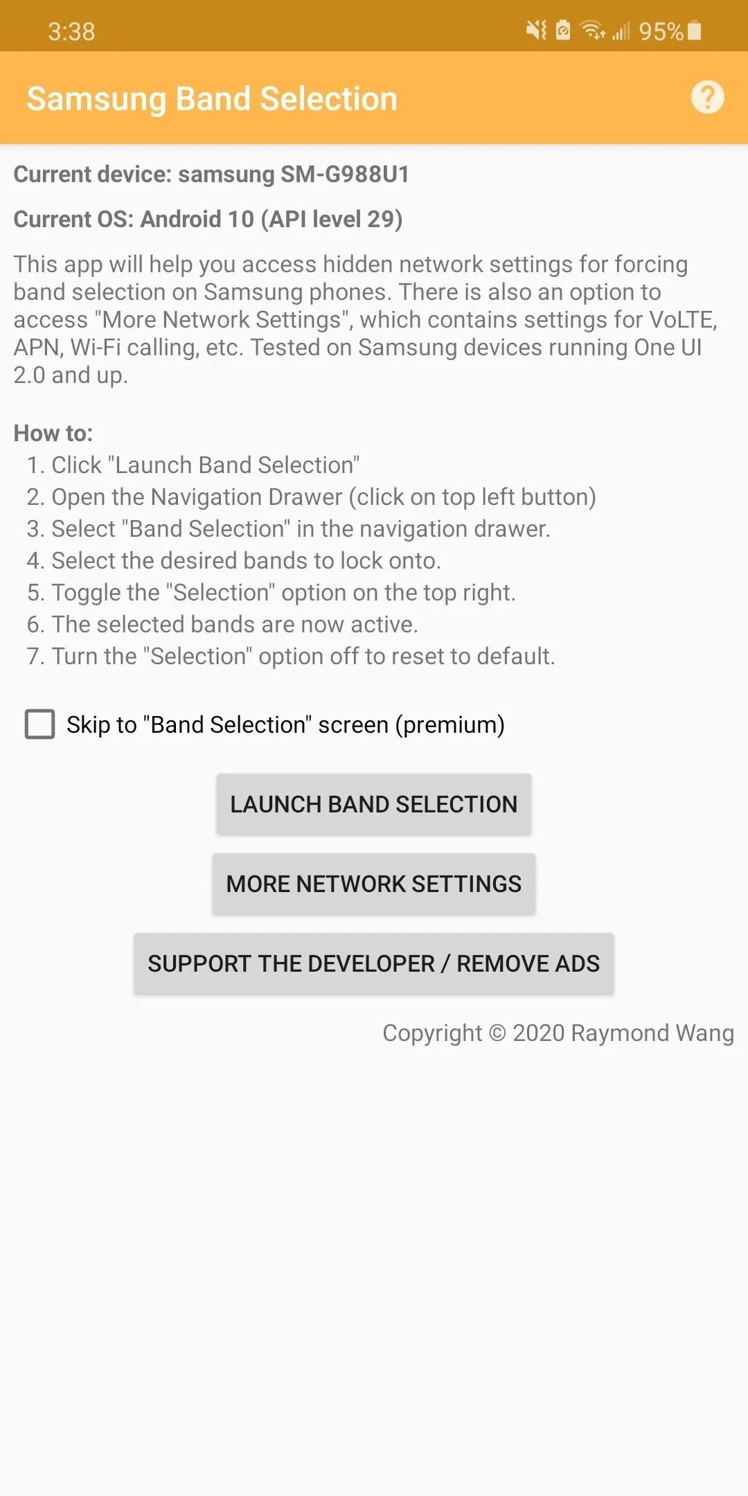 Samsung Band Selection | Indus Appstore | Screenshot