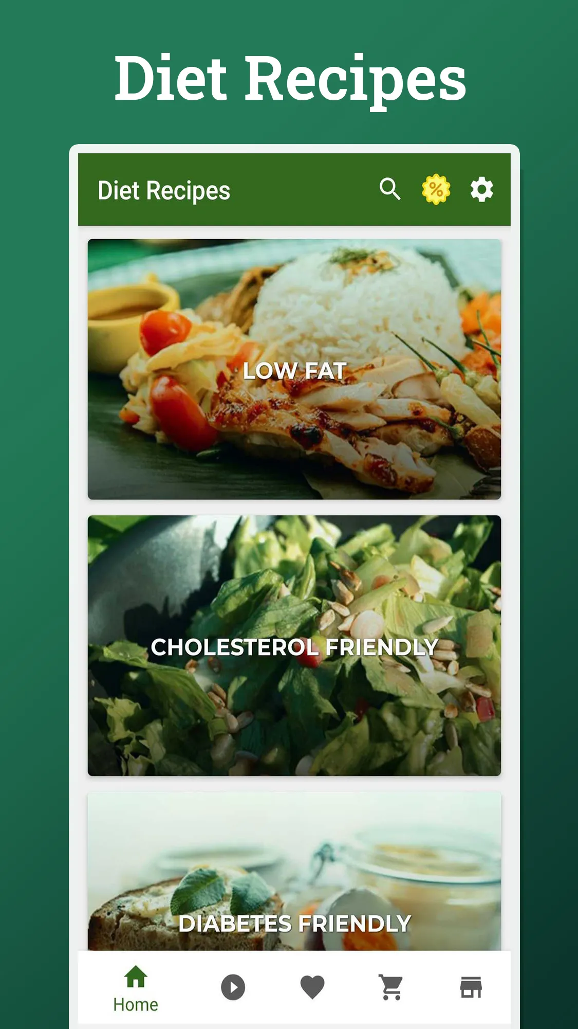 Diet Recipes | Indus Appstore | Screenshot