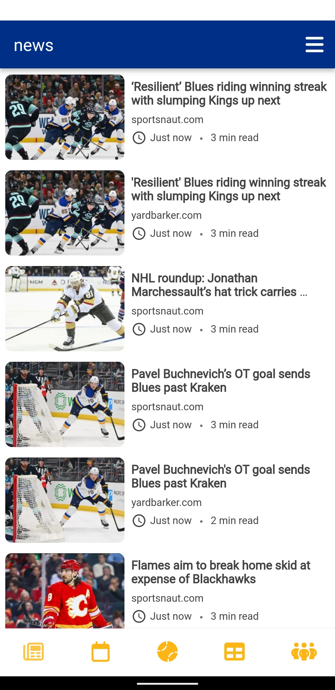 St. Louis Hockey | Indus Appstore | Screenshot