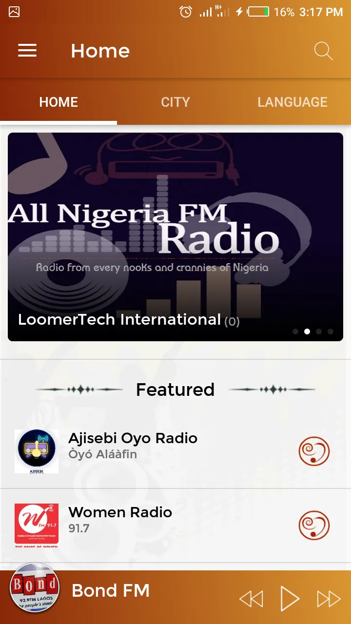 African Giant Radio- Nig Radio | Indus Appstore | Screenshot