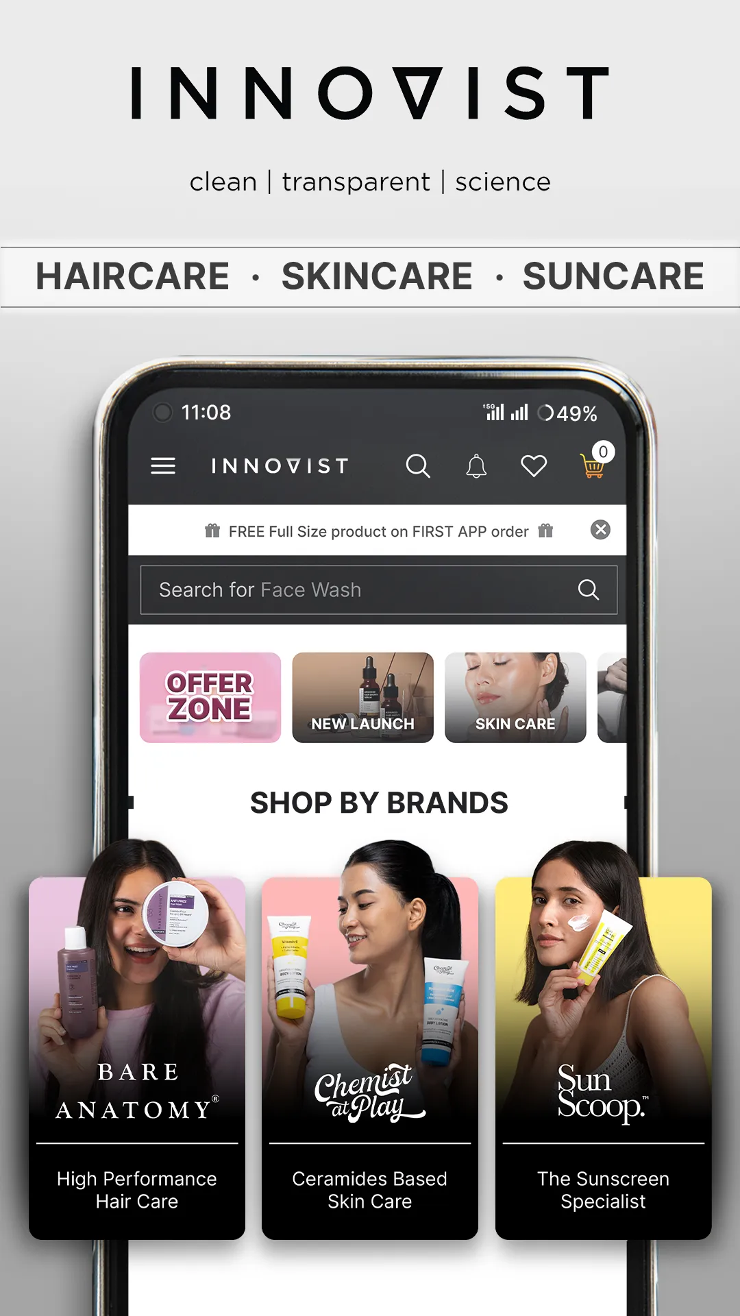 Innovist: Hair, Skin, Sun Care | Indus Appstore | Screenshot